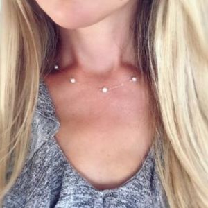 Marie Handmade Scattered Pearl Necklace